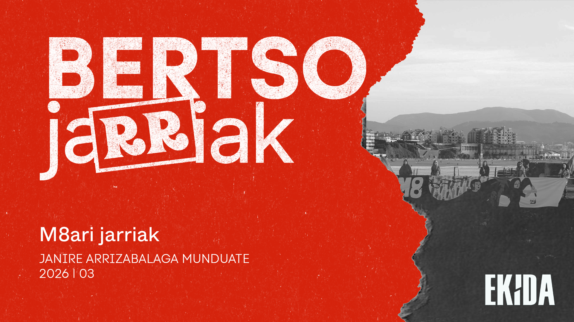 Martxoak 8ari jarriak